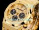 MMA 11 Copy Audemars Piguet Royal Oak Chronograph 41 Yellow Frosted Gold Watch (4)_th.jpg
